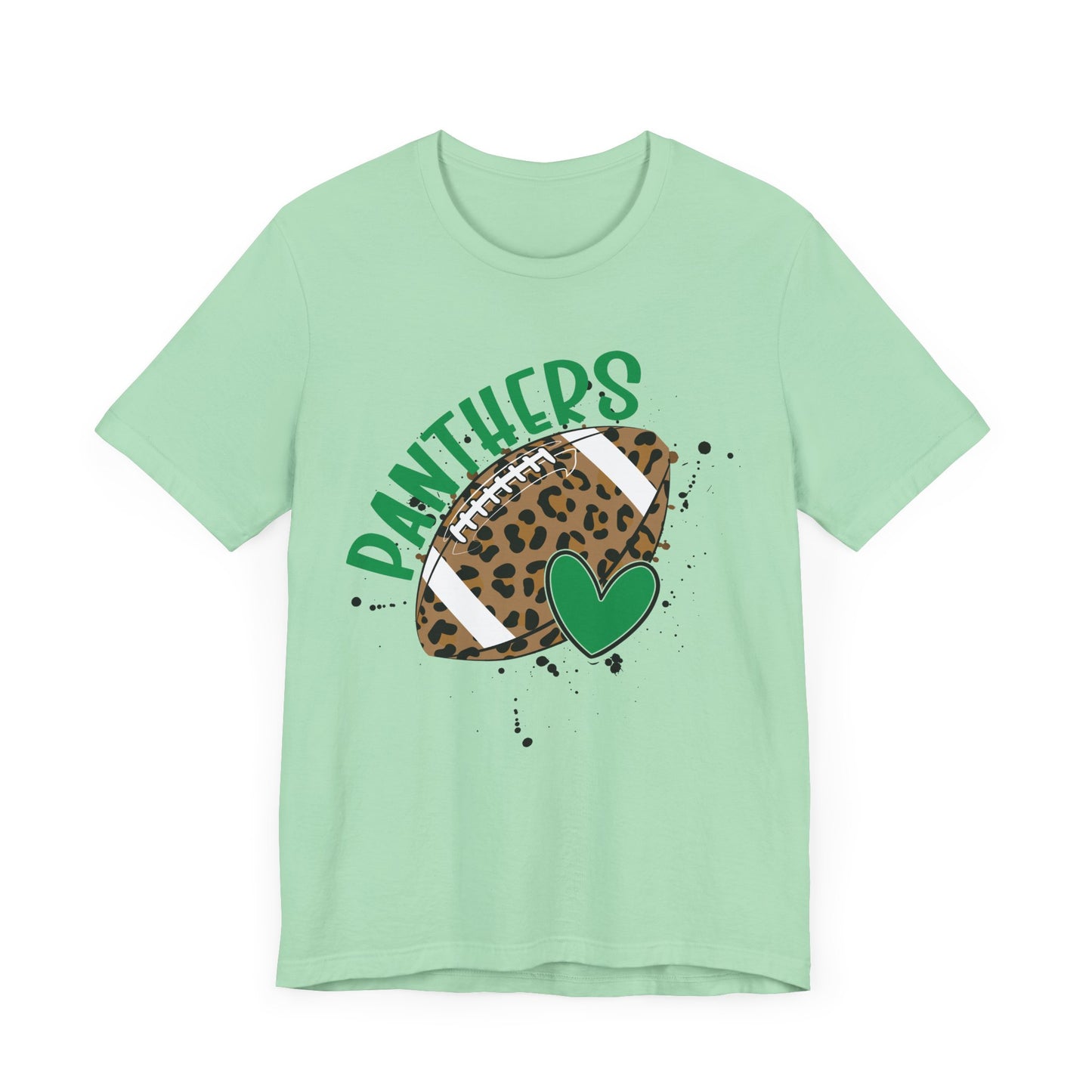 PANTHERS Spirit Unisex Tee - Leopard Football Design