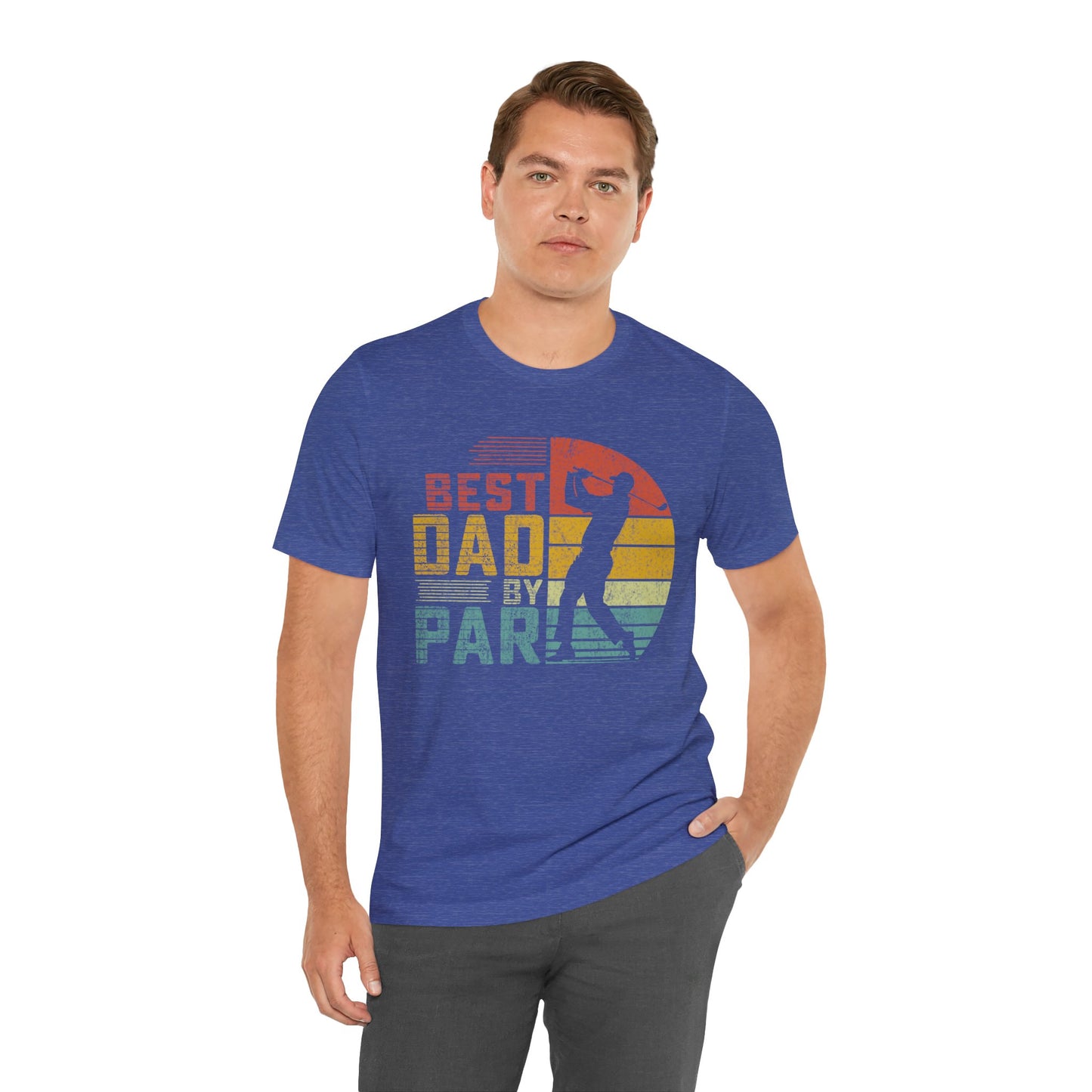 Best Dad By Par Tee - Fun Unisex Jersey T-Shirt