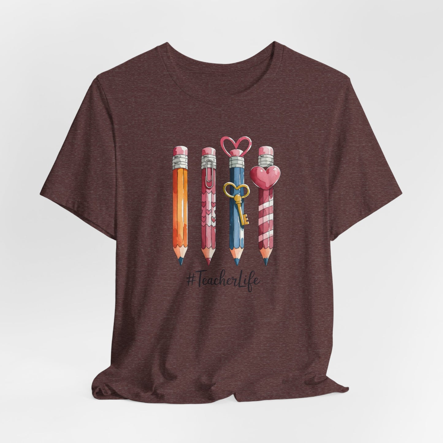 Teacher Life Pencil- Bella Canvas Tshirt