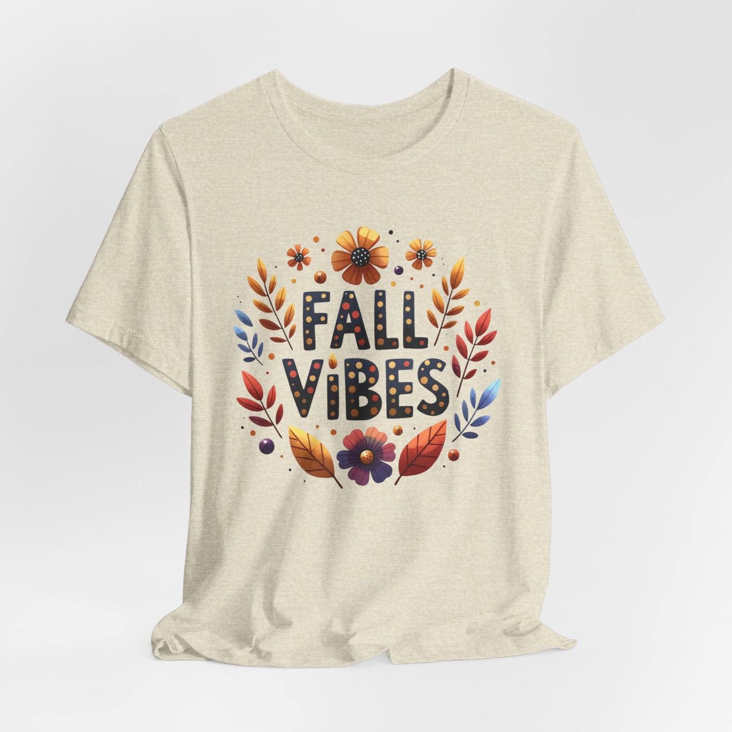 Floral Fall Vibes Bella Canvas Tshirt
