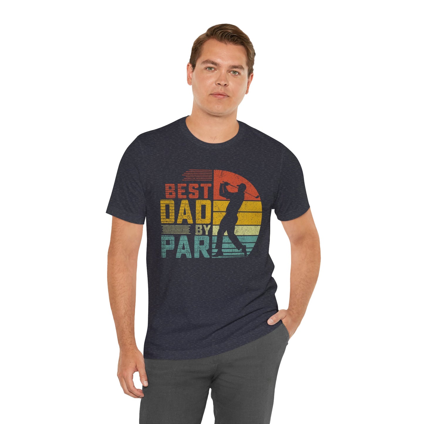 Best Dad By Par Tee - Fun Unisex Jersey T-Shirt