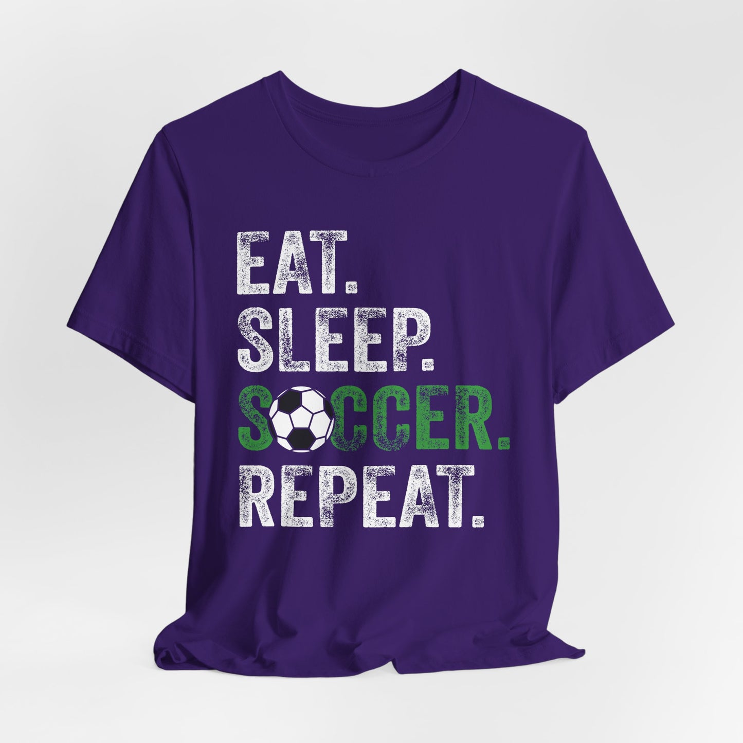Eat Sleep Soccer Repeat Bella Canvas T-Shirt