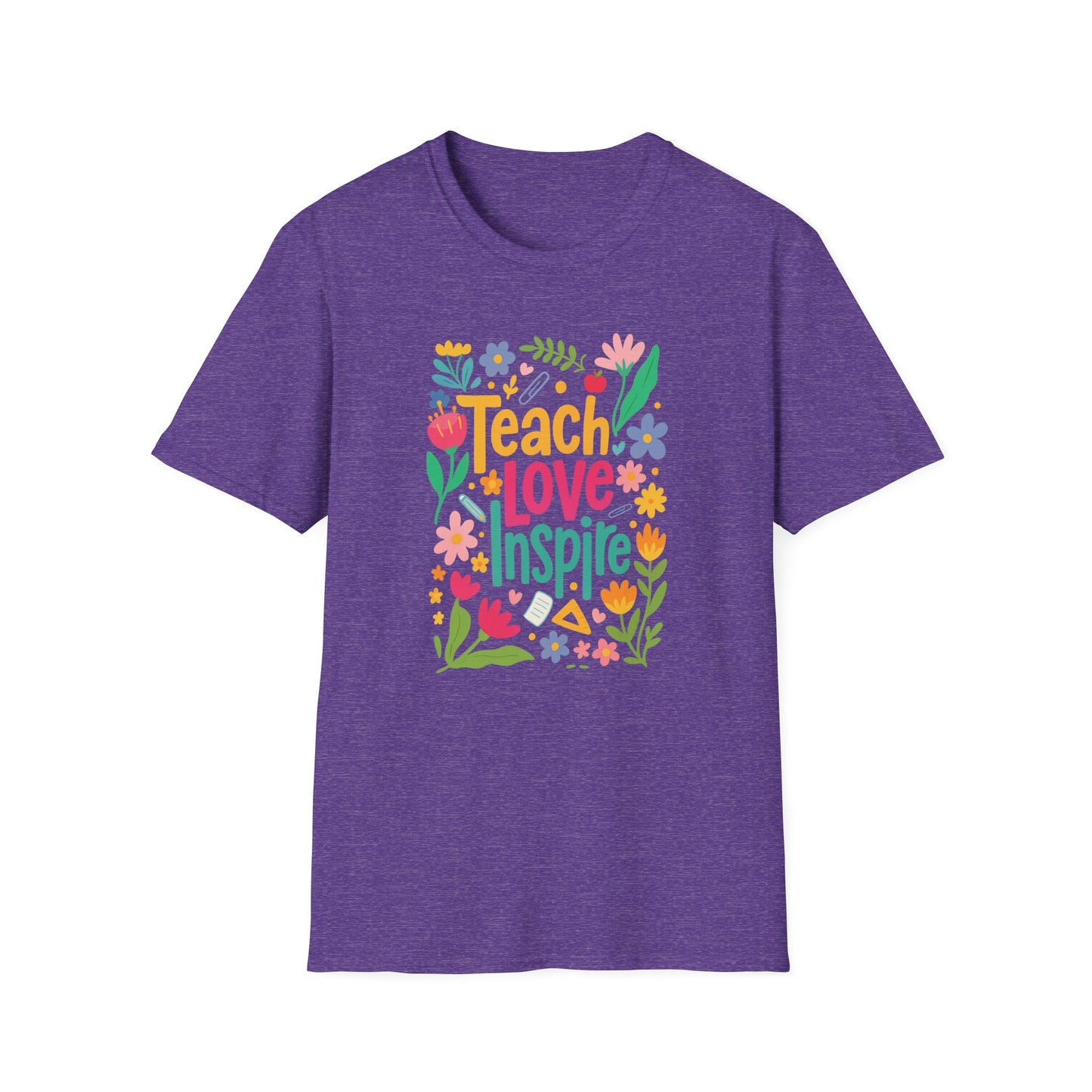 Teach Love Inspire Gildan Softstyle Tshirt