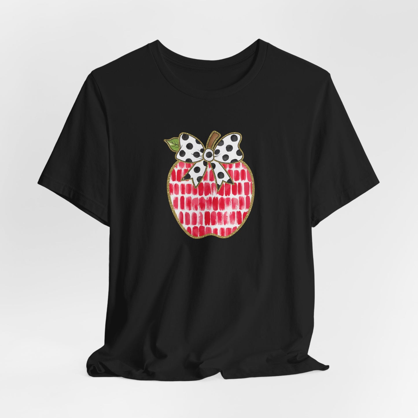 Apple Teacher Cute Bella Canvas Tshirt