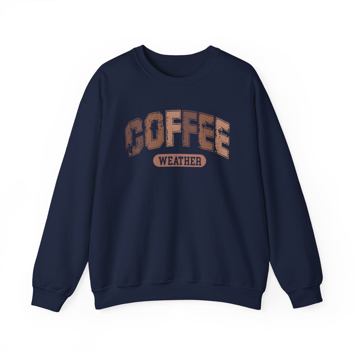 Coffee Weather Gildan Crewneck Sweatshirt