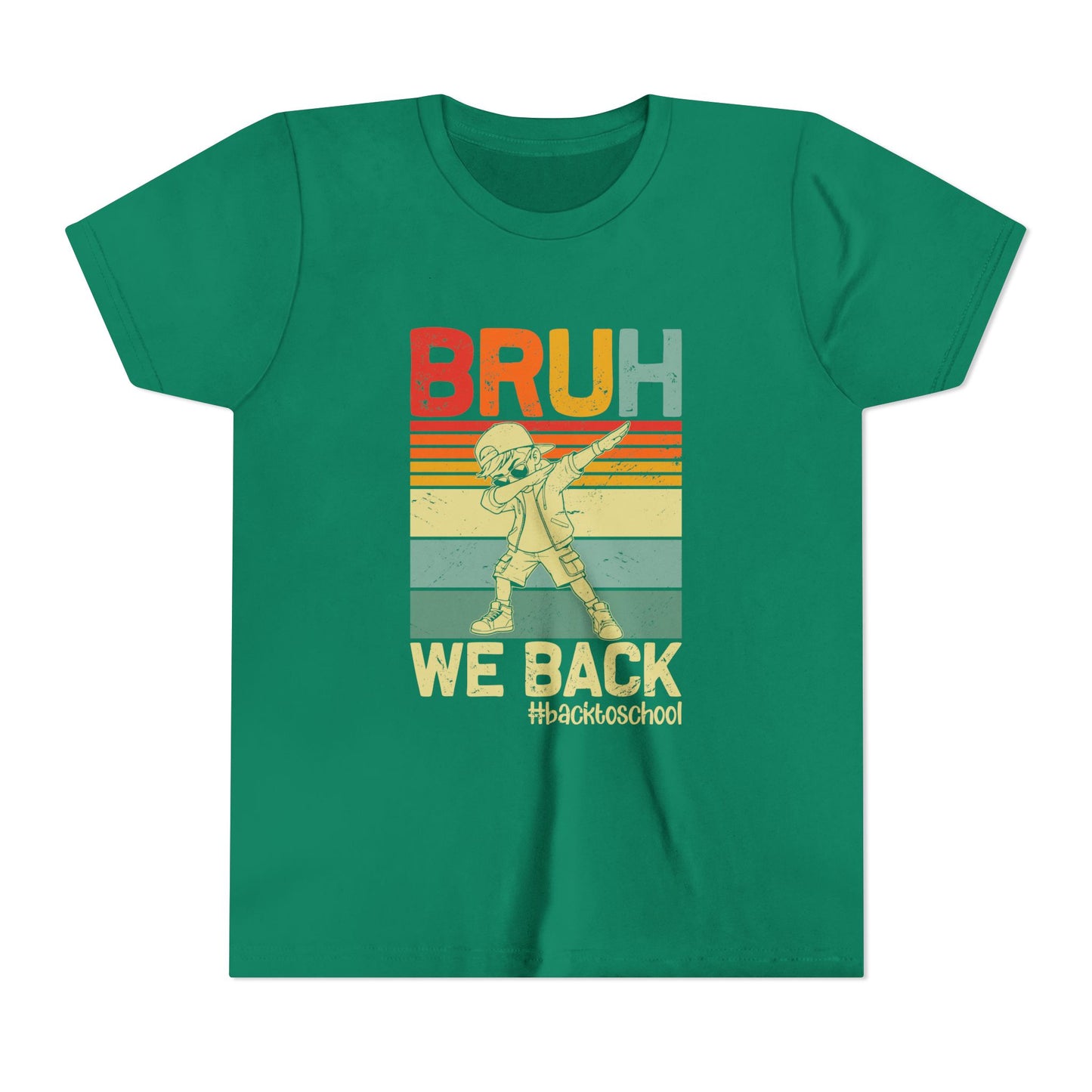 Retro Youth Tee - 'BRUH WE BACK' 80s Inspired Back to School