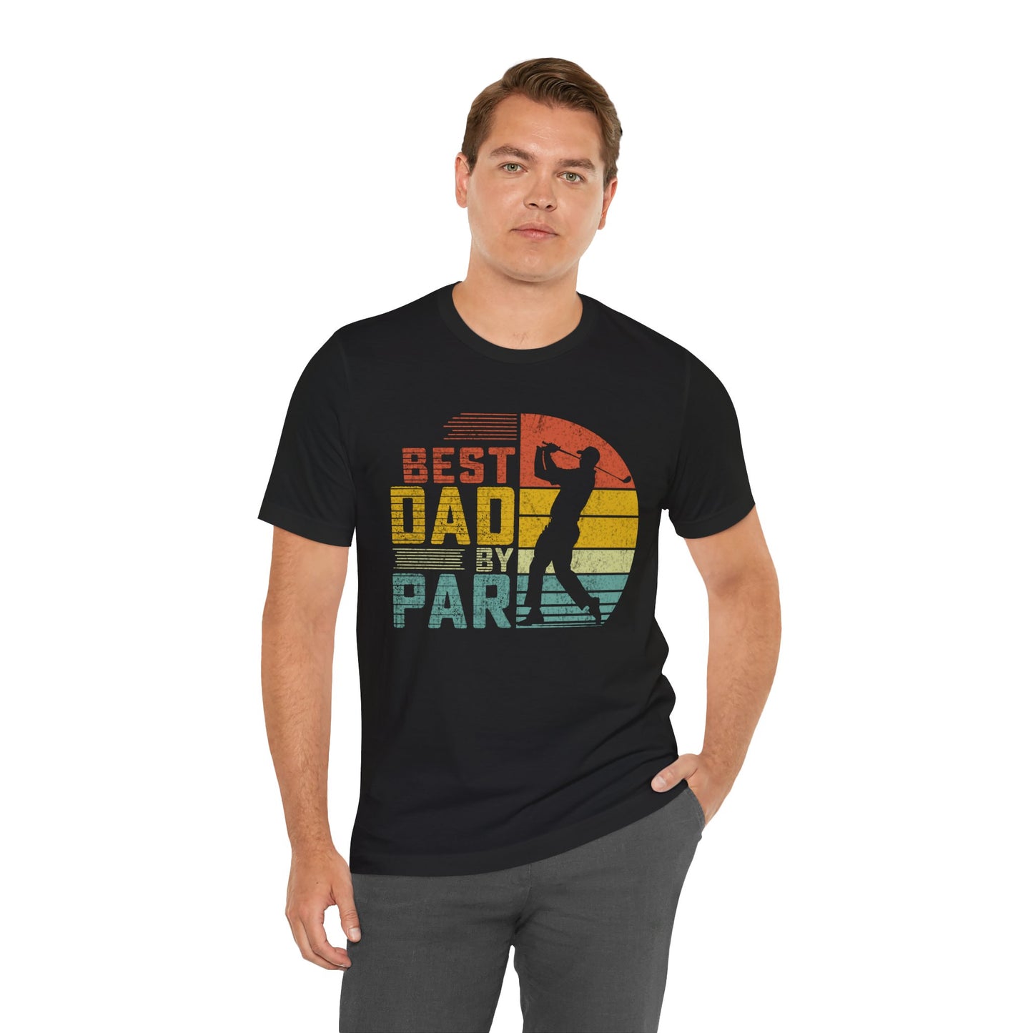 Best Dad By Par Tee - Fun Unisex Jersey T-Shirt