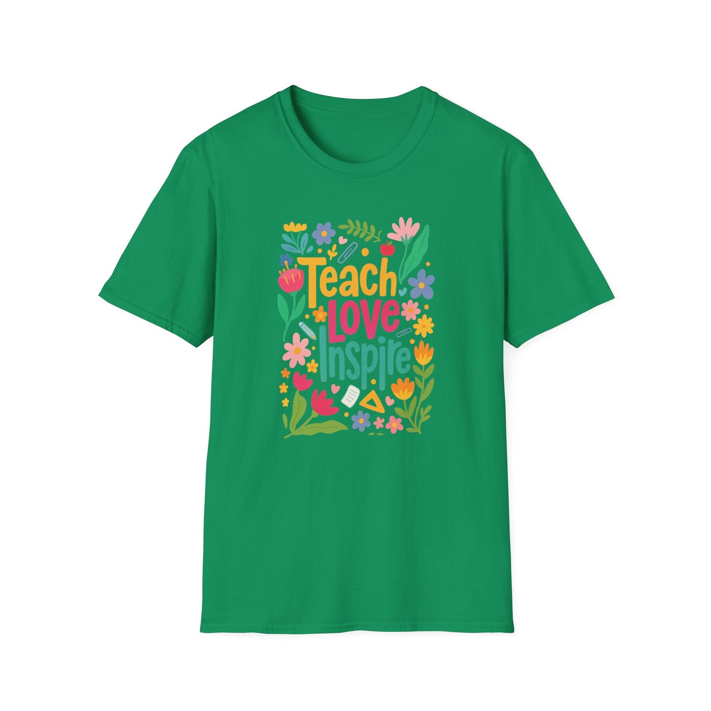 Teach Love Inspire Gildan Softstyle Tshirt