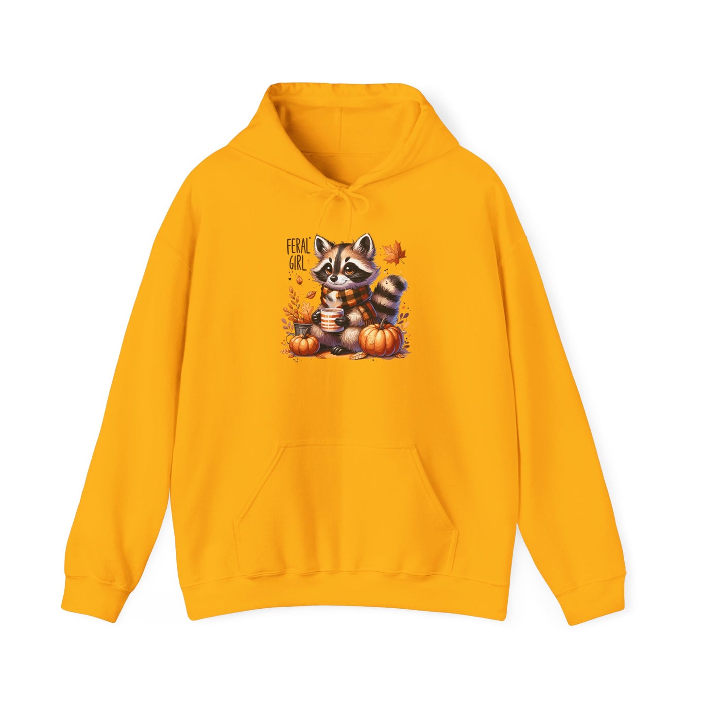 Autumn Feral Raccoon Hoodie