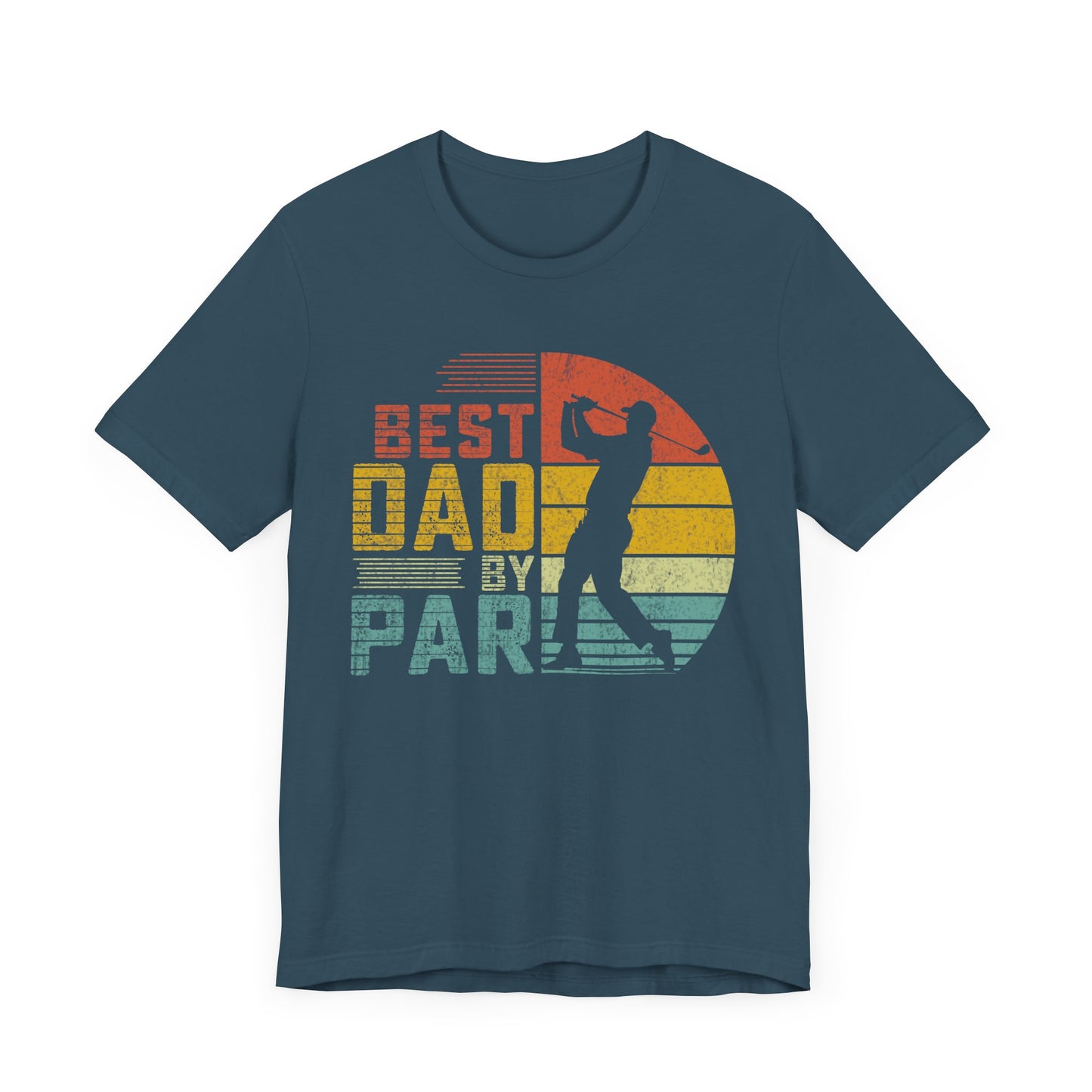 Best Dad By Par Tee - Fun Unisex Jersey T-Shirt