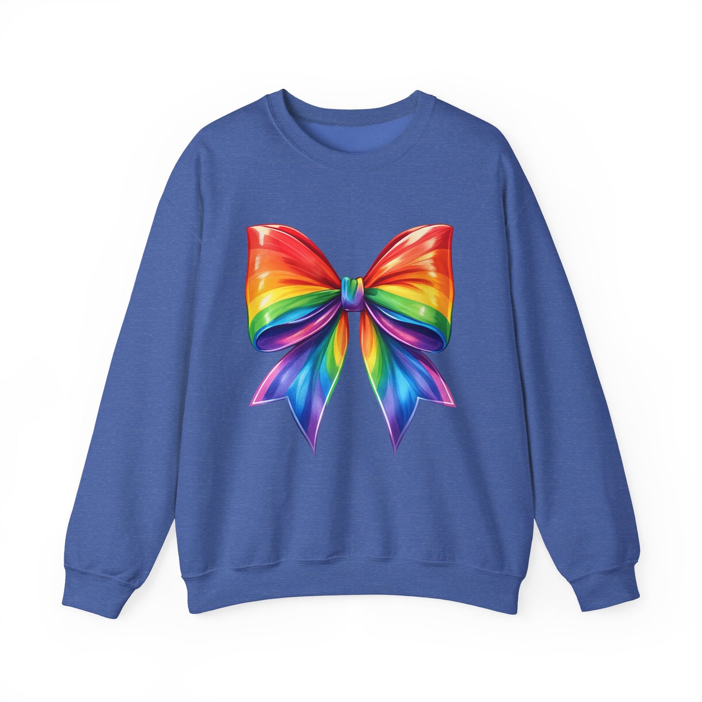 Pride Rainbow Bow Unisex Crewneck Sweatshirt