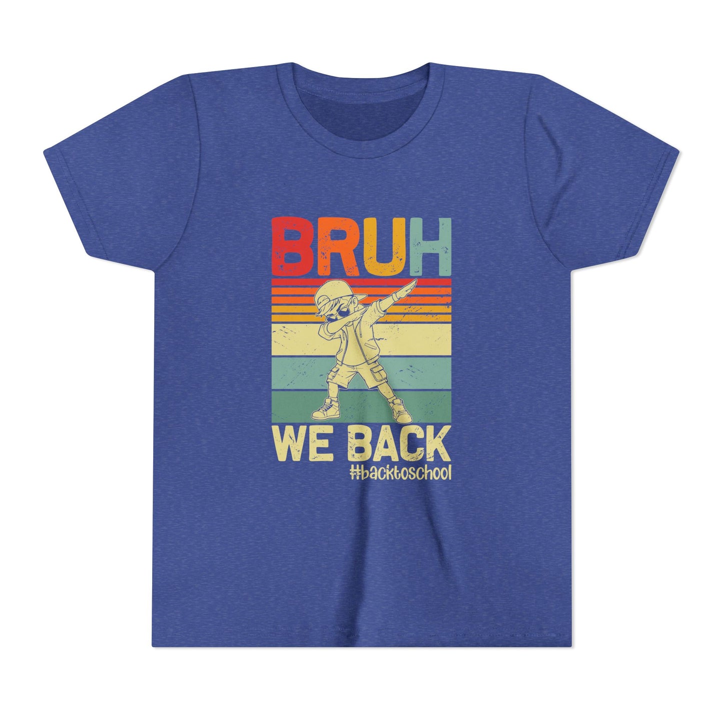 Retro Youth Tee - 'BRUH WE BACK' 80s Inspired Back to School