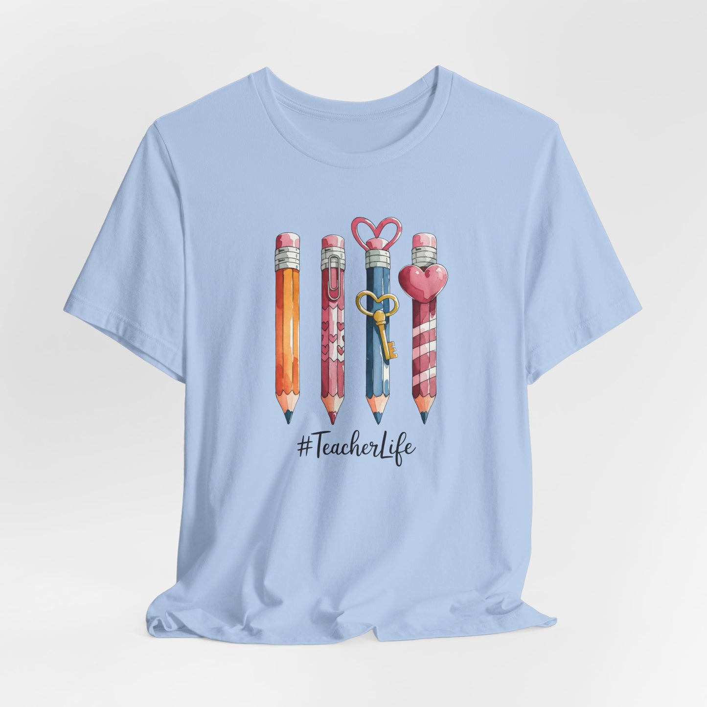 Teacher Life Pencil- Bella Canvas Tshirt