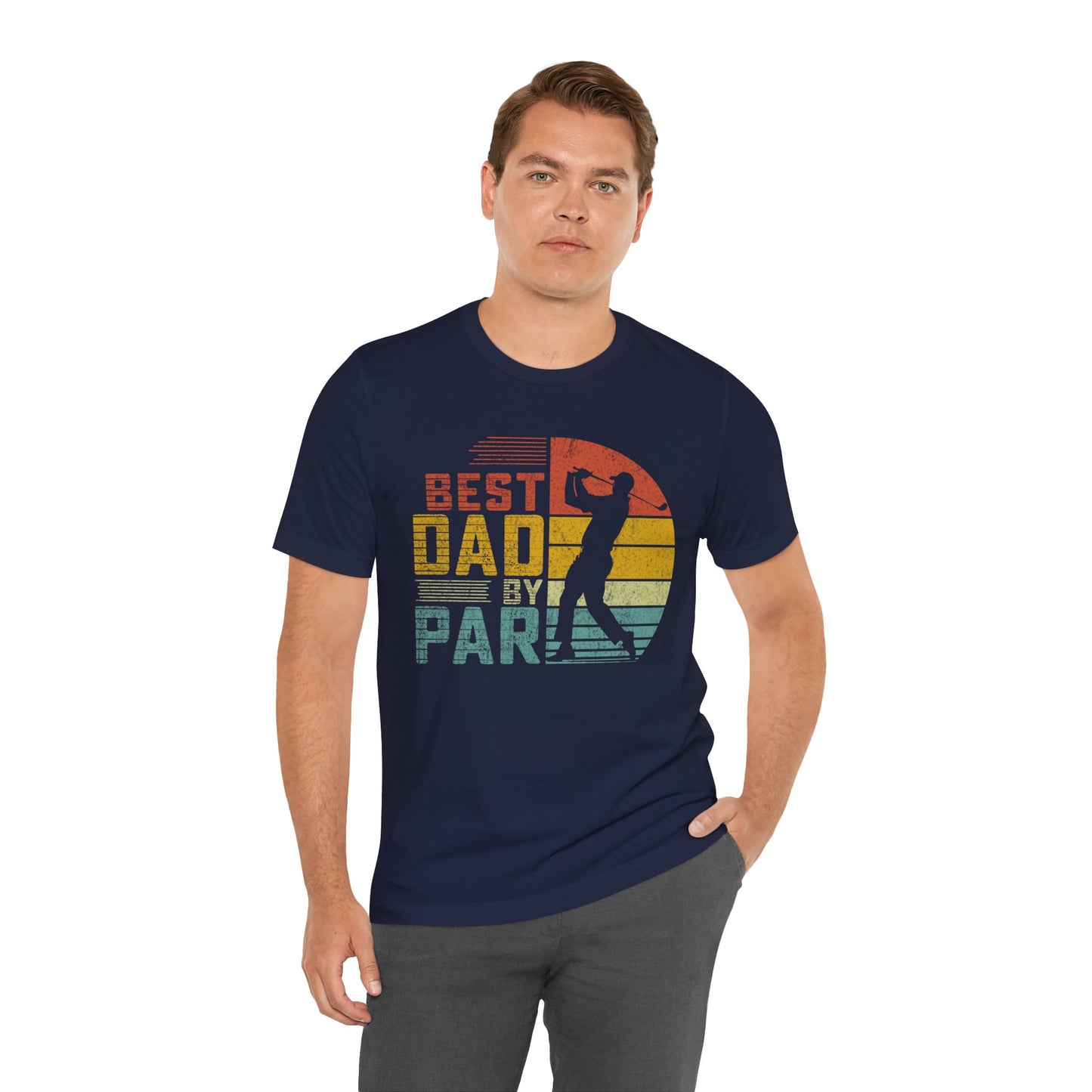 Best Dad By Par Tee - Fun Unisex Jersey T-Shirt