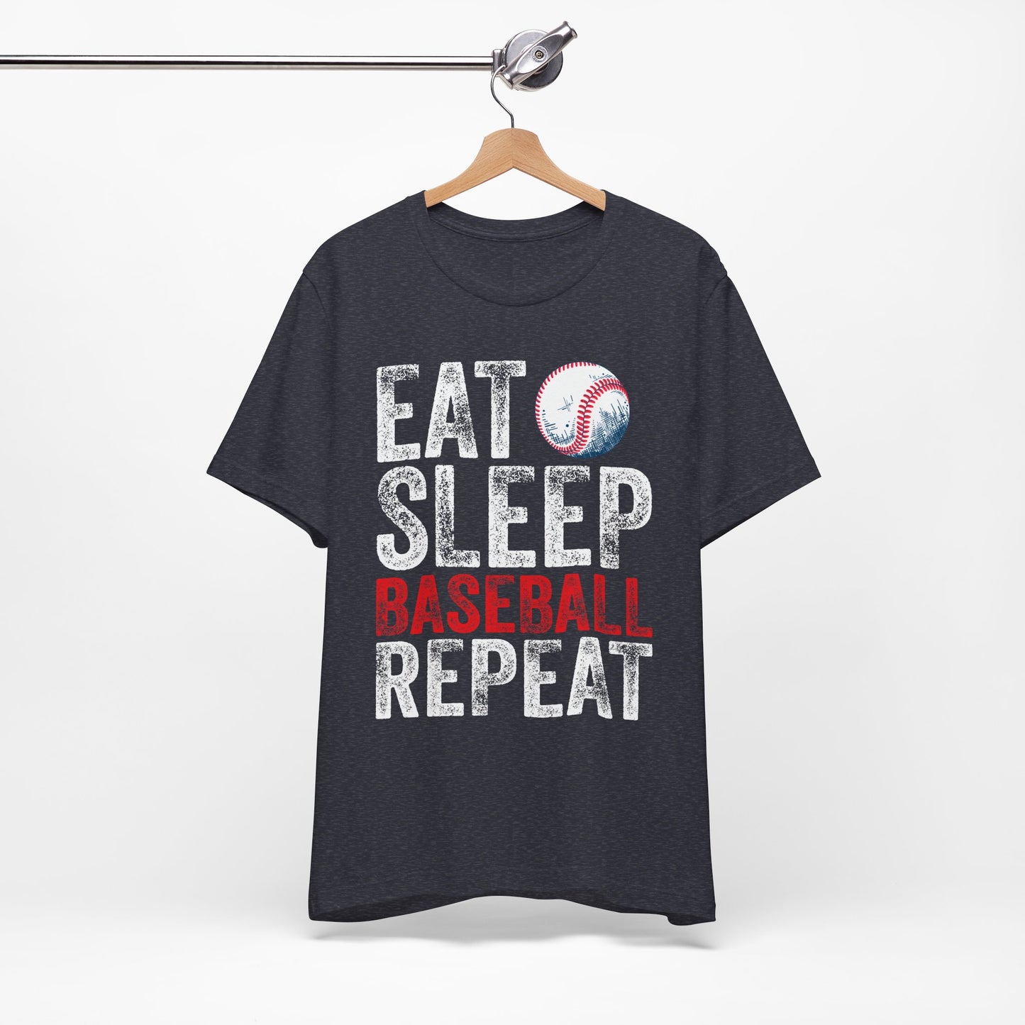 Eat Sleep Baseball Repeat Unisex Tee