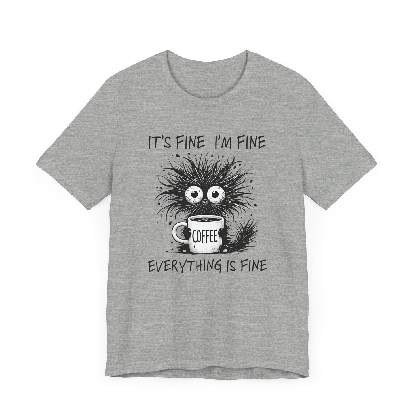 Funny Coffee Lover's Tee, Unisex Jersey Shirt, Casual Humor Tee, Gift for Coffee Enthusiasts, Sarcastic Coffee Top, Coffee Addict Outfit