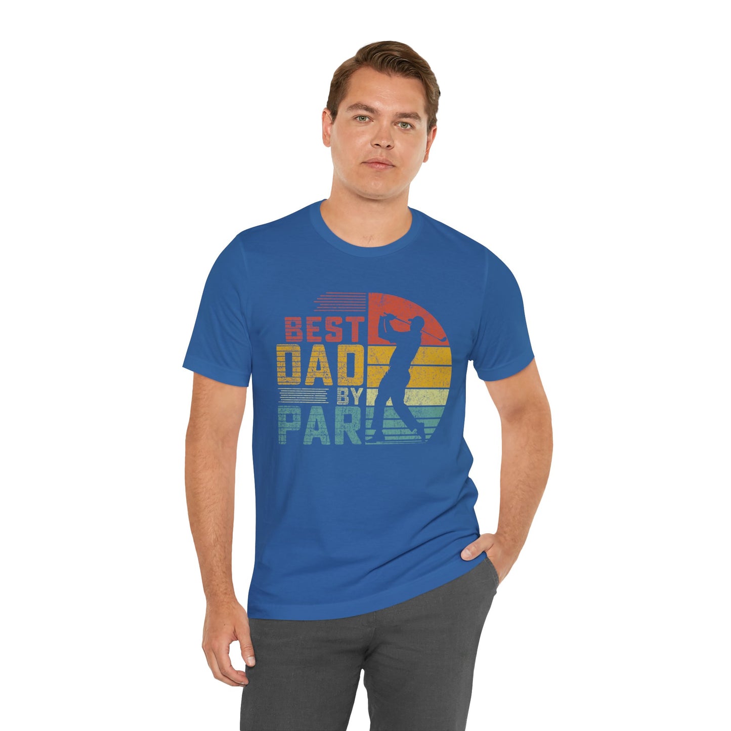 Best Dad By Par Tee - Fun Unisex Jersey T-Shirt