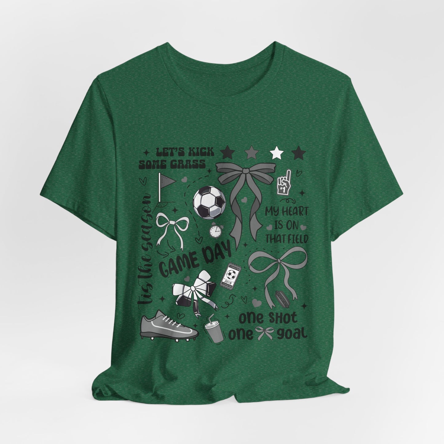 Soccer Game Day Collage Bella Canvas Tee