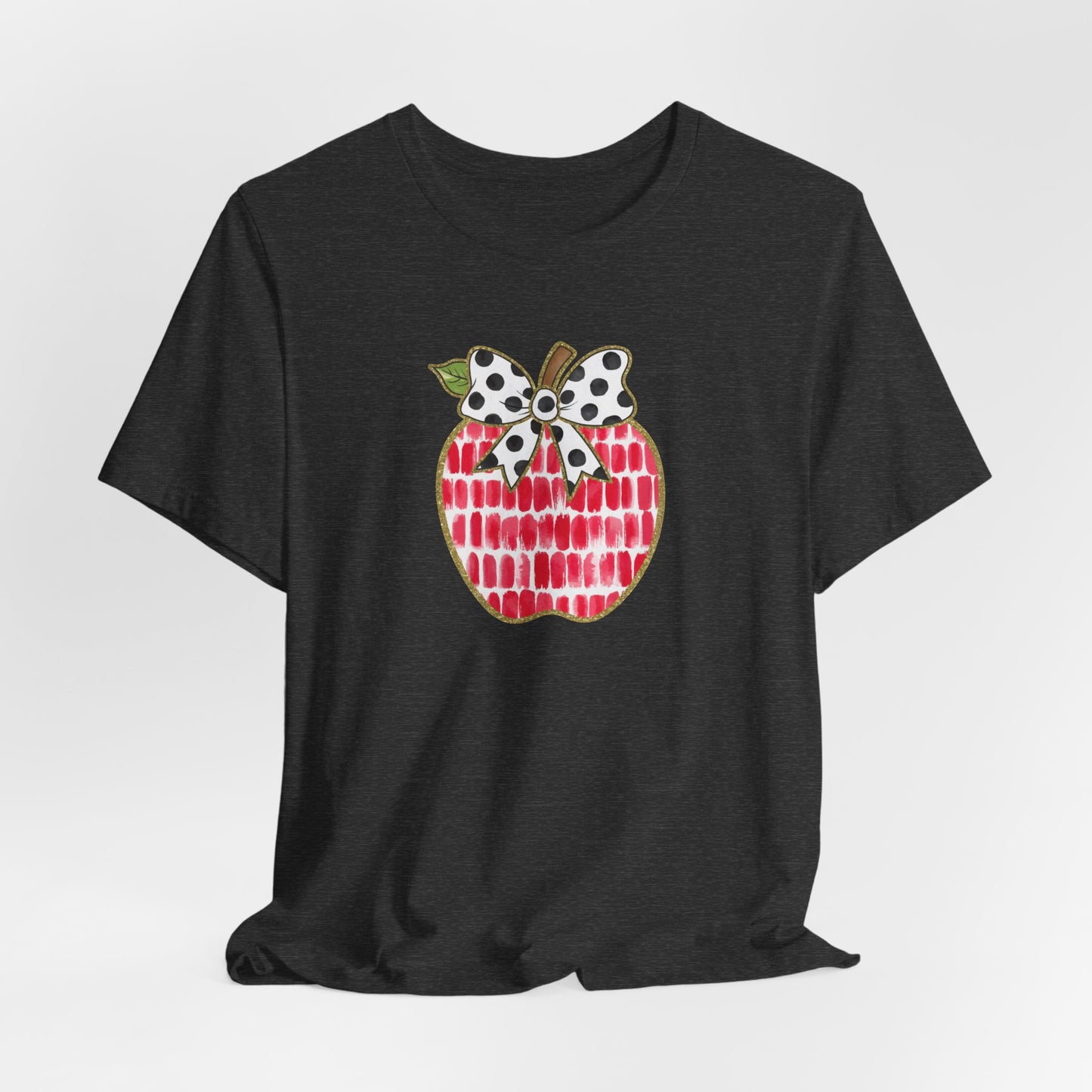 Apple Teacher Cute Bella Canvas Tshirt