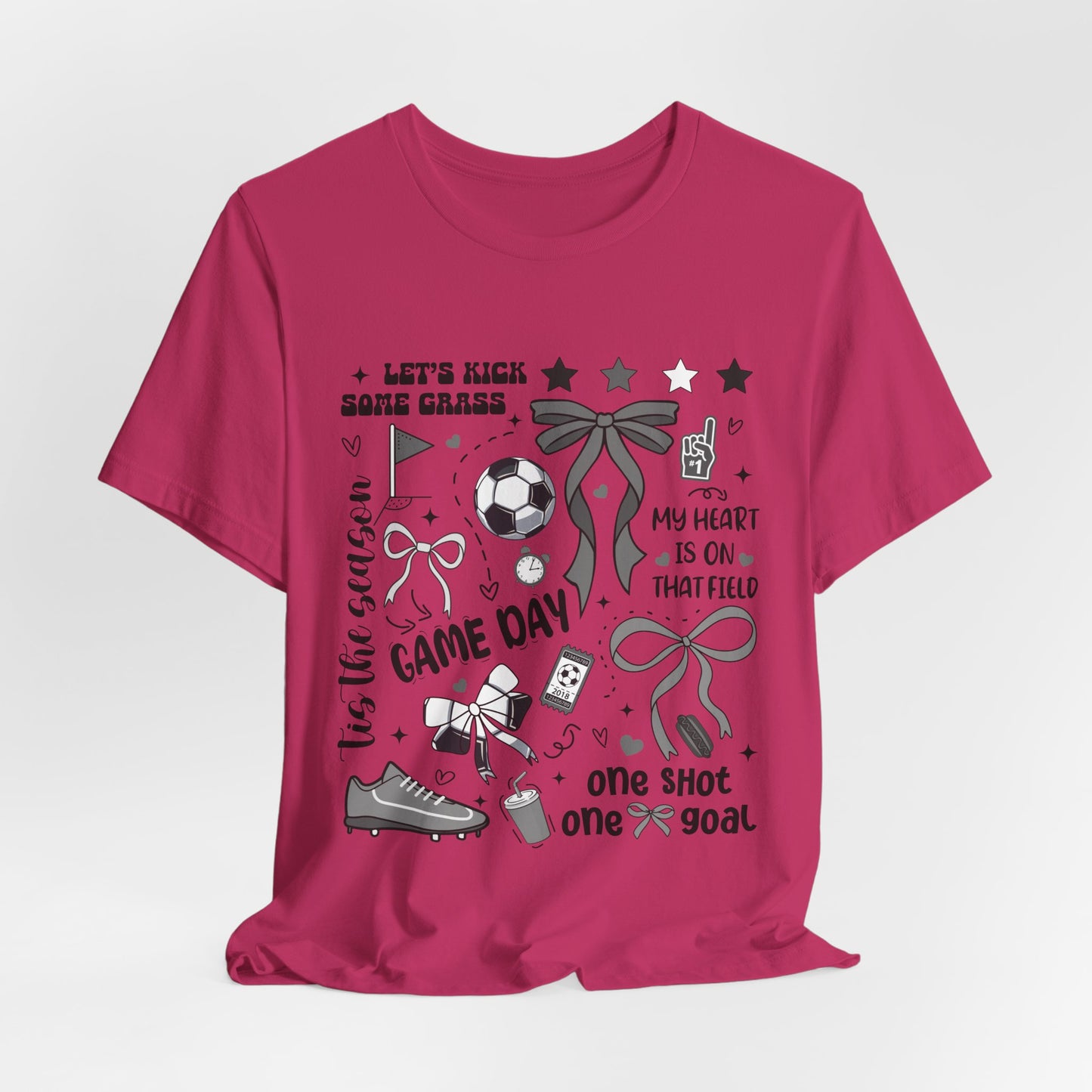 Soccer Game Day Collage Bella Canvas Tee