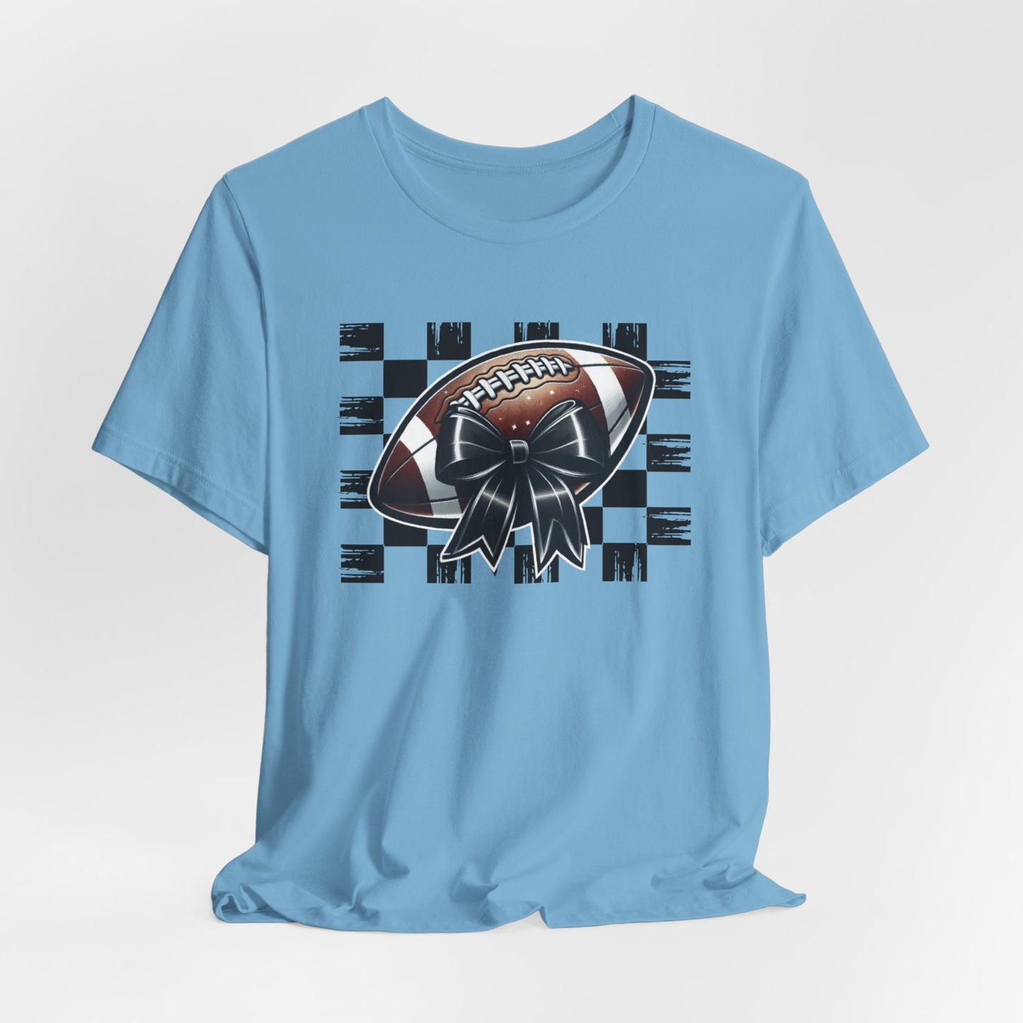 Football Checkered Pattern Tee