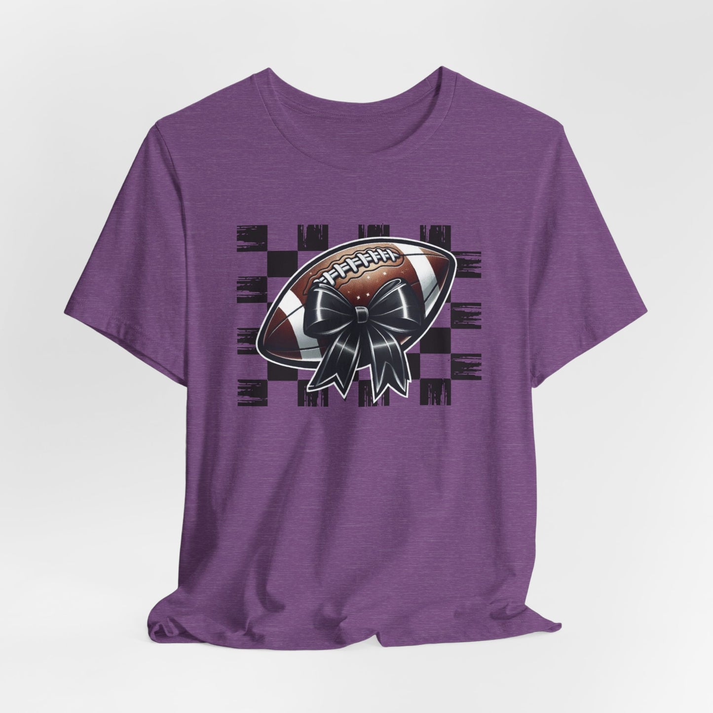 Football Checkered Pattern Tee