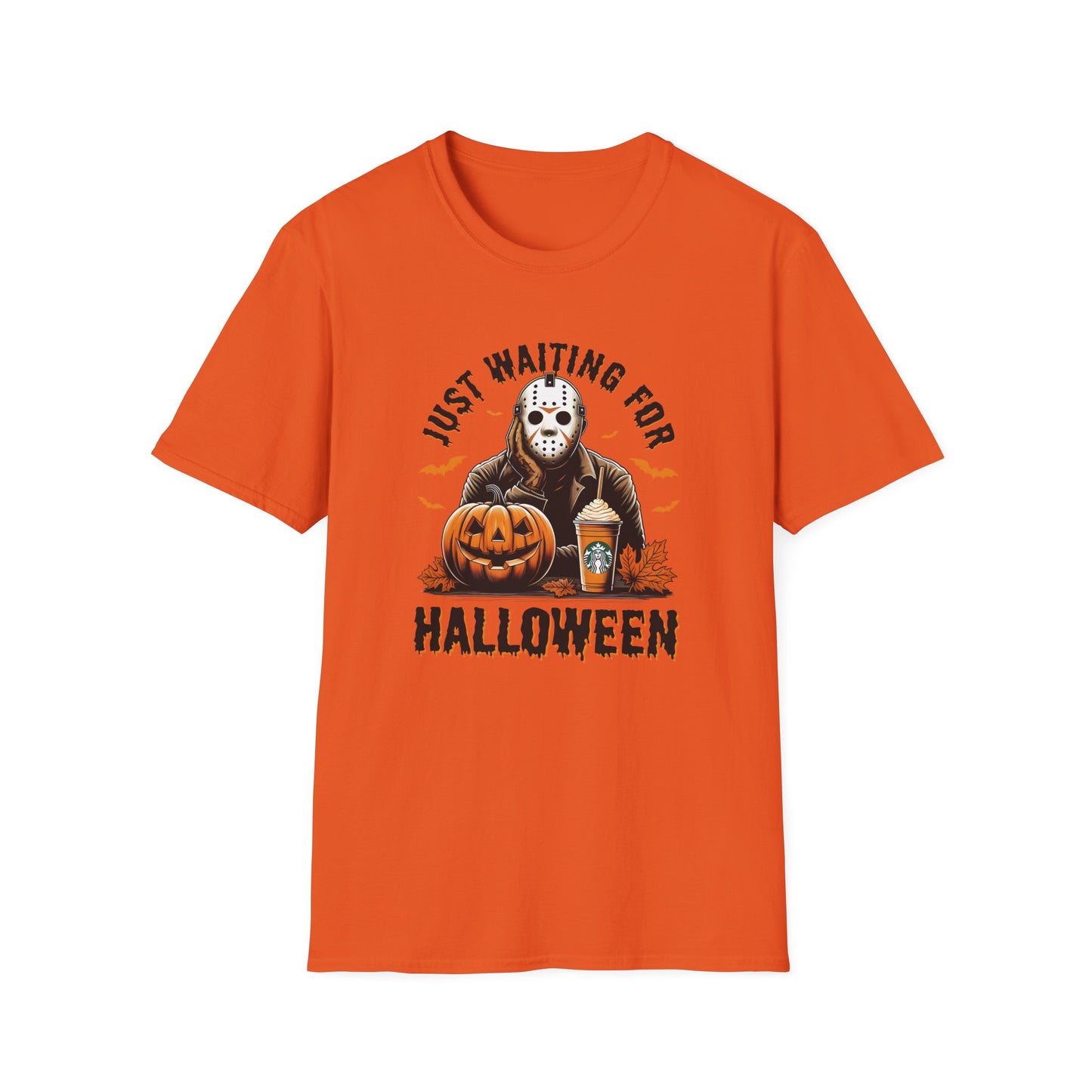 Just Waiting for Halloween Movie Graphic Tee, Unisex Softstyle T-Shirt