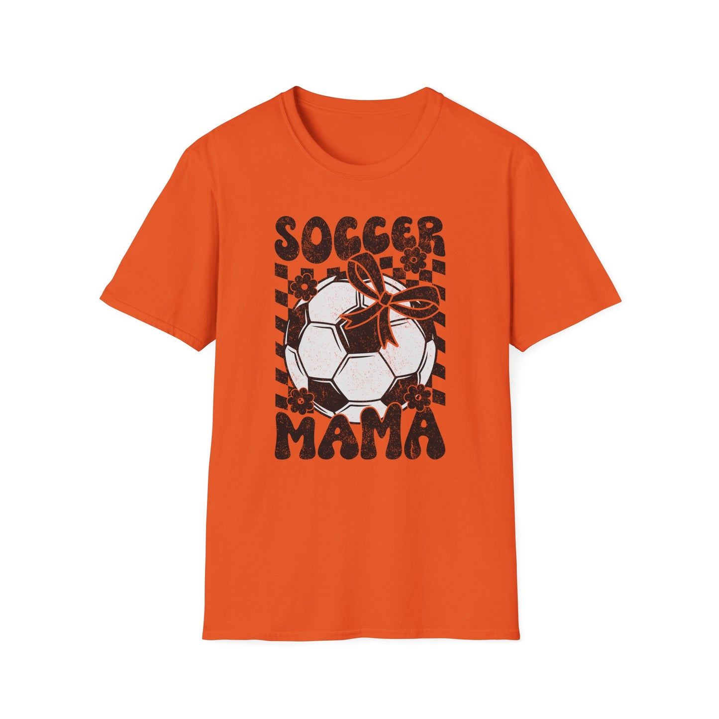 Soccer Mama Checkered Bella Canvas Tee