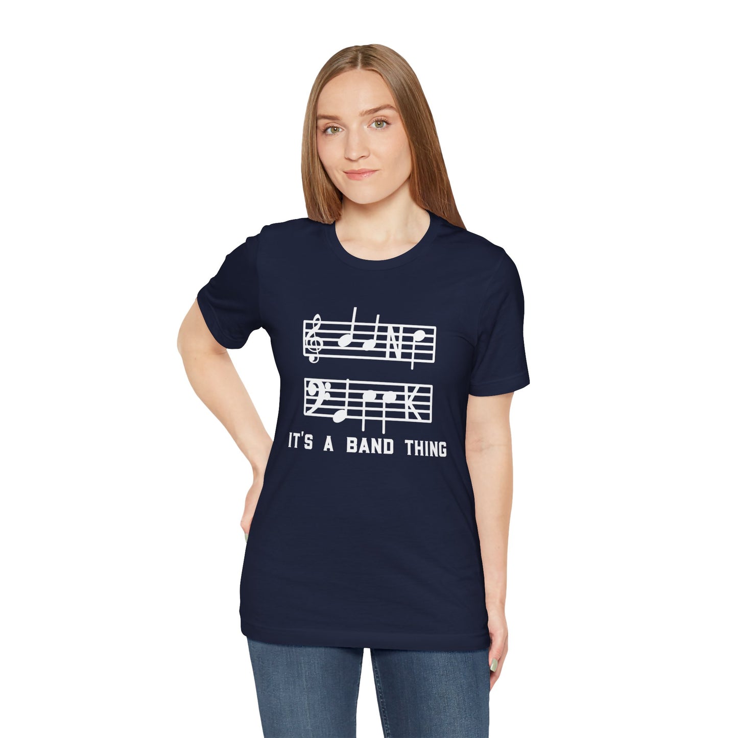 Band Geek White Graphic Bella Canvas Tee shirt
