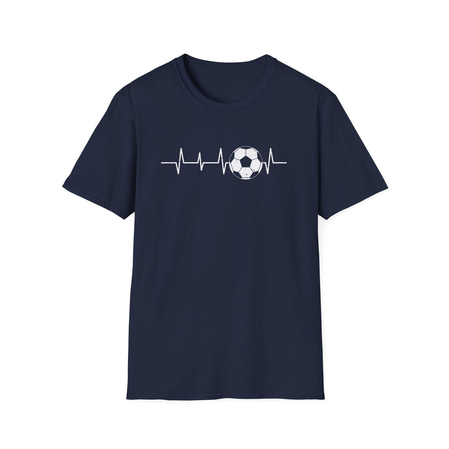 Soccer Heartbeat Gildan Softstyle Tee