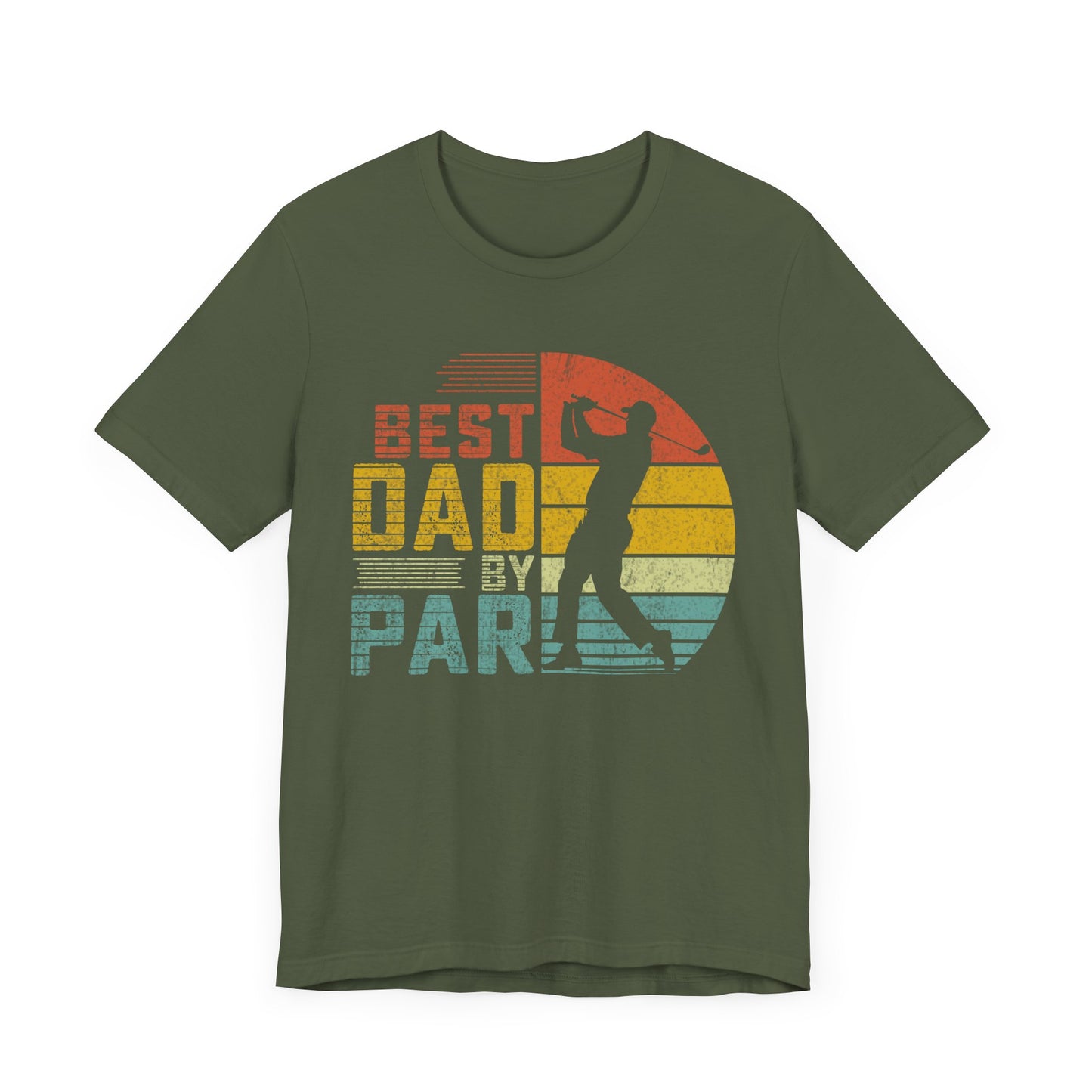 Best Dad By Par Tee - Fun Unisex Jersey T-Shirt