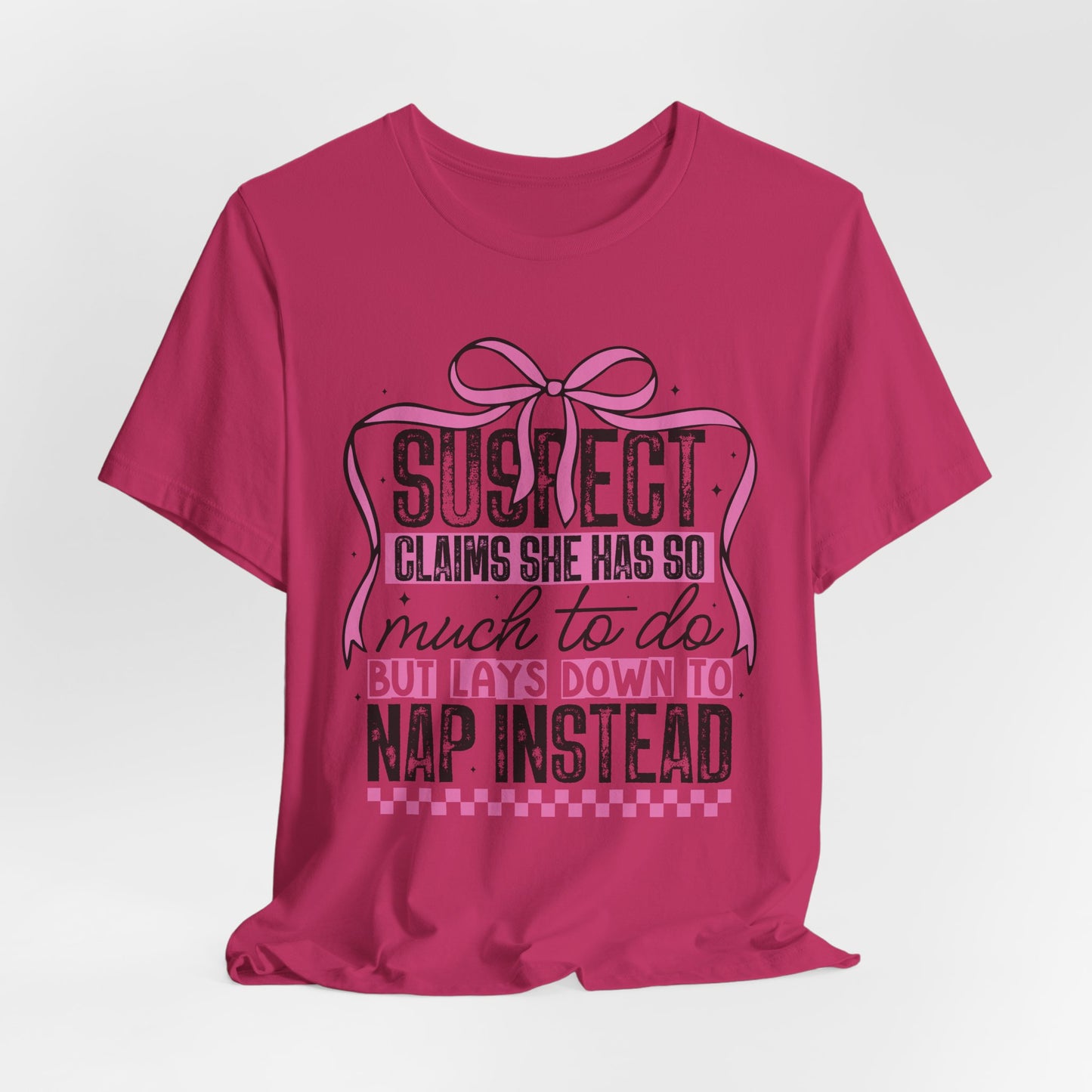 Funny Nap Instead Tee, Unisex Jersey Short Sleeve Shirt