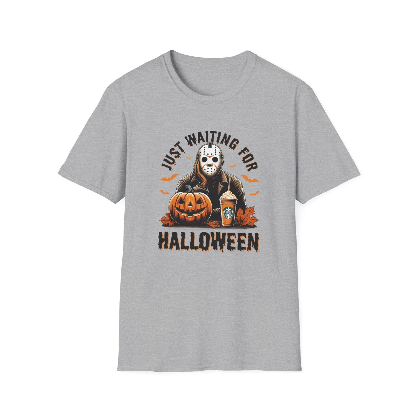 Just Waiting for Halloween Movie Graphic Tee, Unisex Softstyle T-Shirt