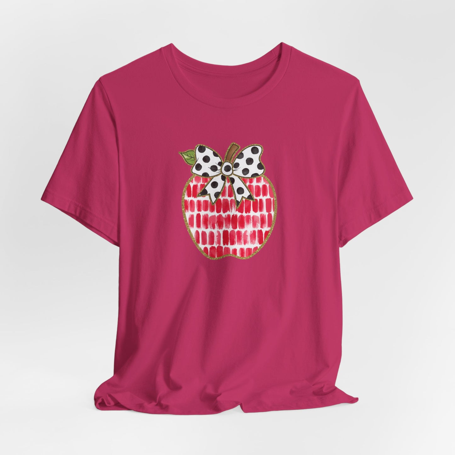 Apple Teacher Cute Bella Canvas Tshirt