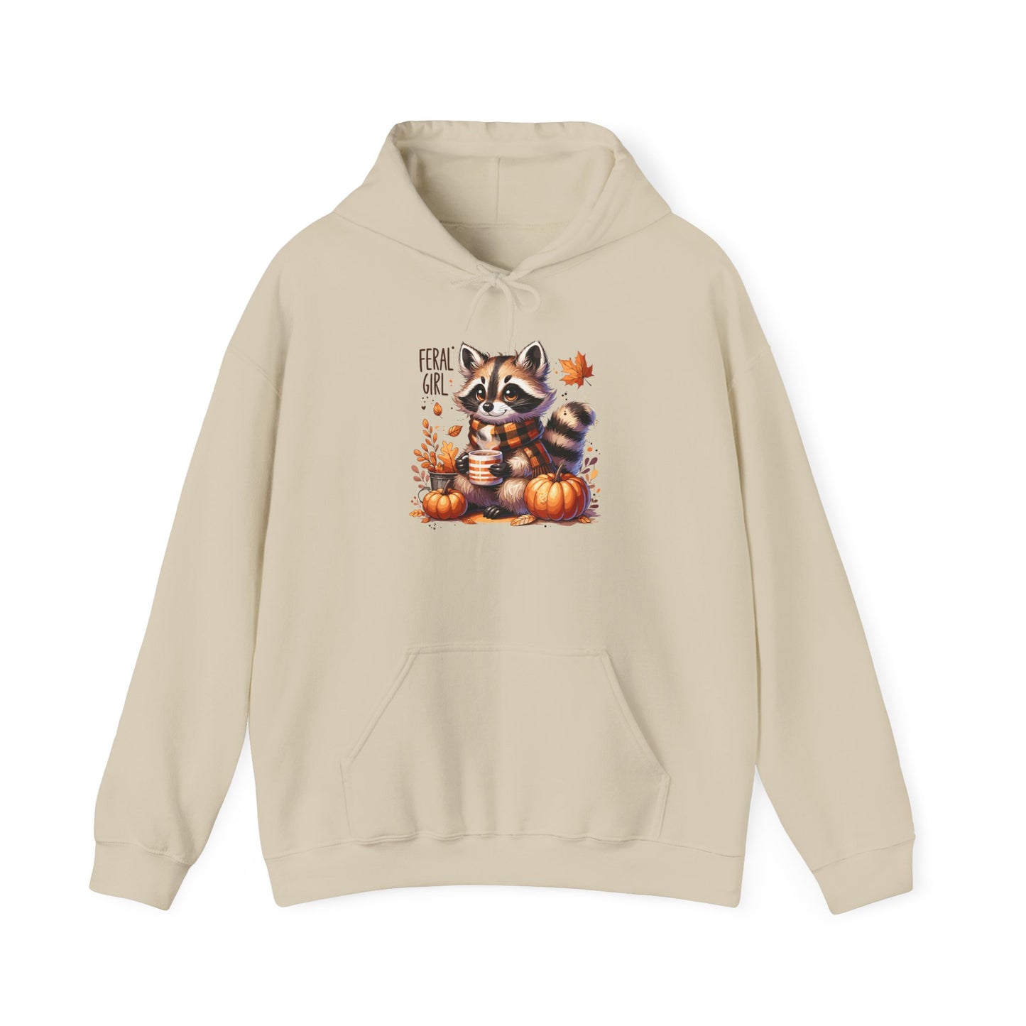 Autumn Feral Raccoon Hoodie