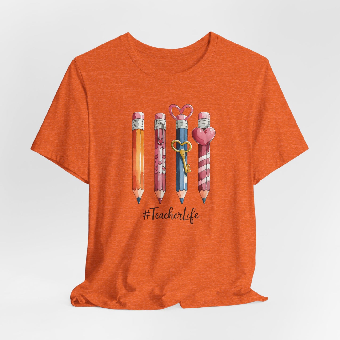 Teacher Life Pencil- Bella Canvas Tshirt