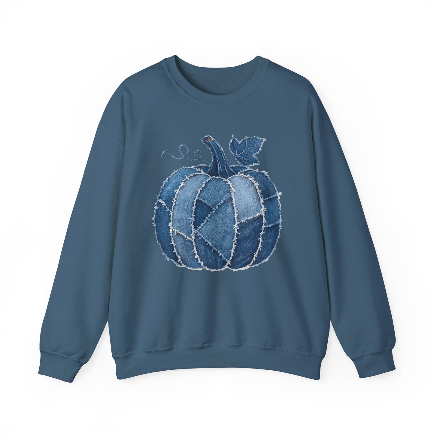 Denim Pumpkin Gildan Crewneck