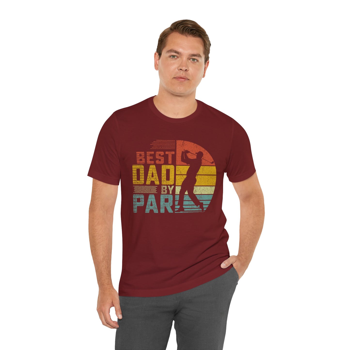 Best Dad By Par Tee - Fun Unisex Jersey T-Shirt
