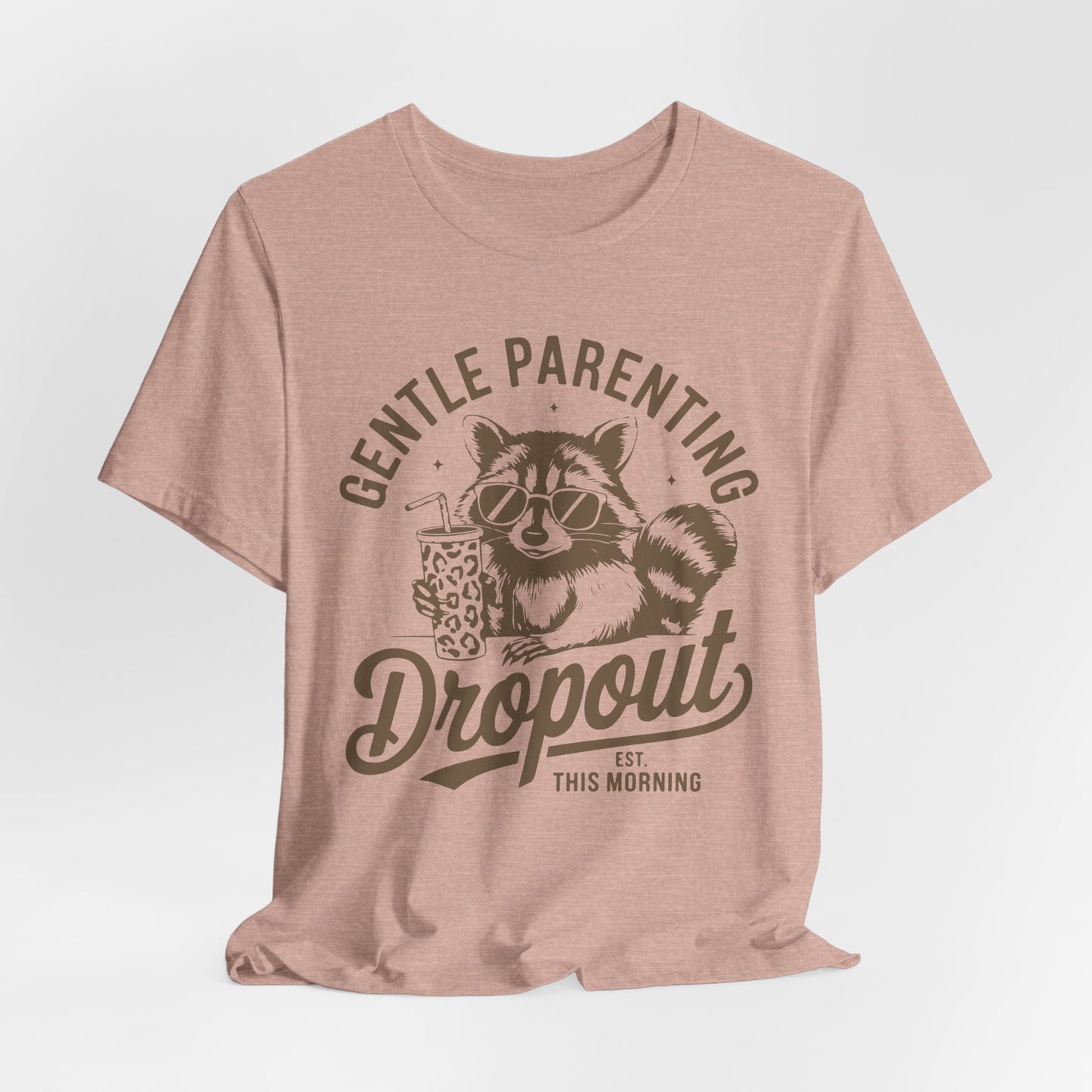 Gentle Parenting Raccoon Tee - Unisex Jersey Short Sleeve T-Shirt
