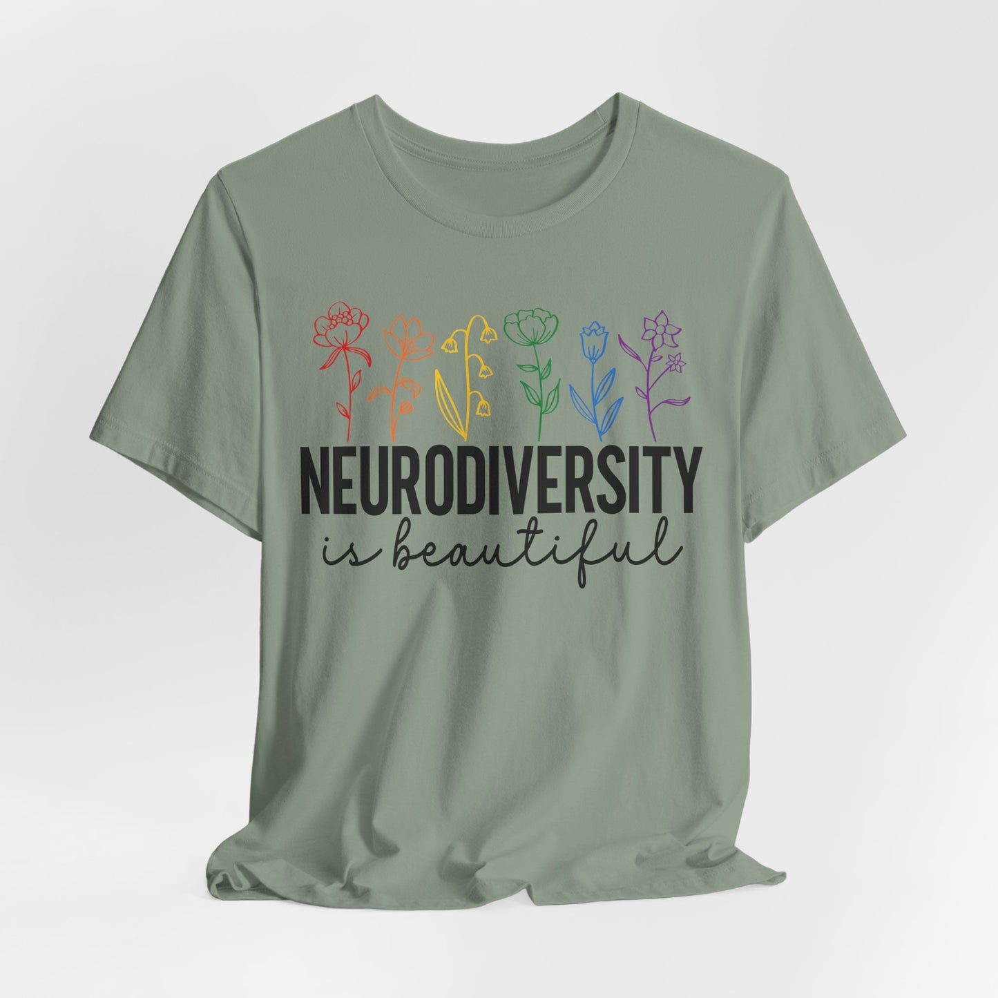 Neurodiversity is Beautiful Tee - Unisex Short Sleeve T-Shirt