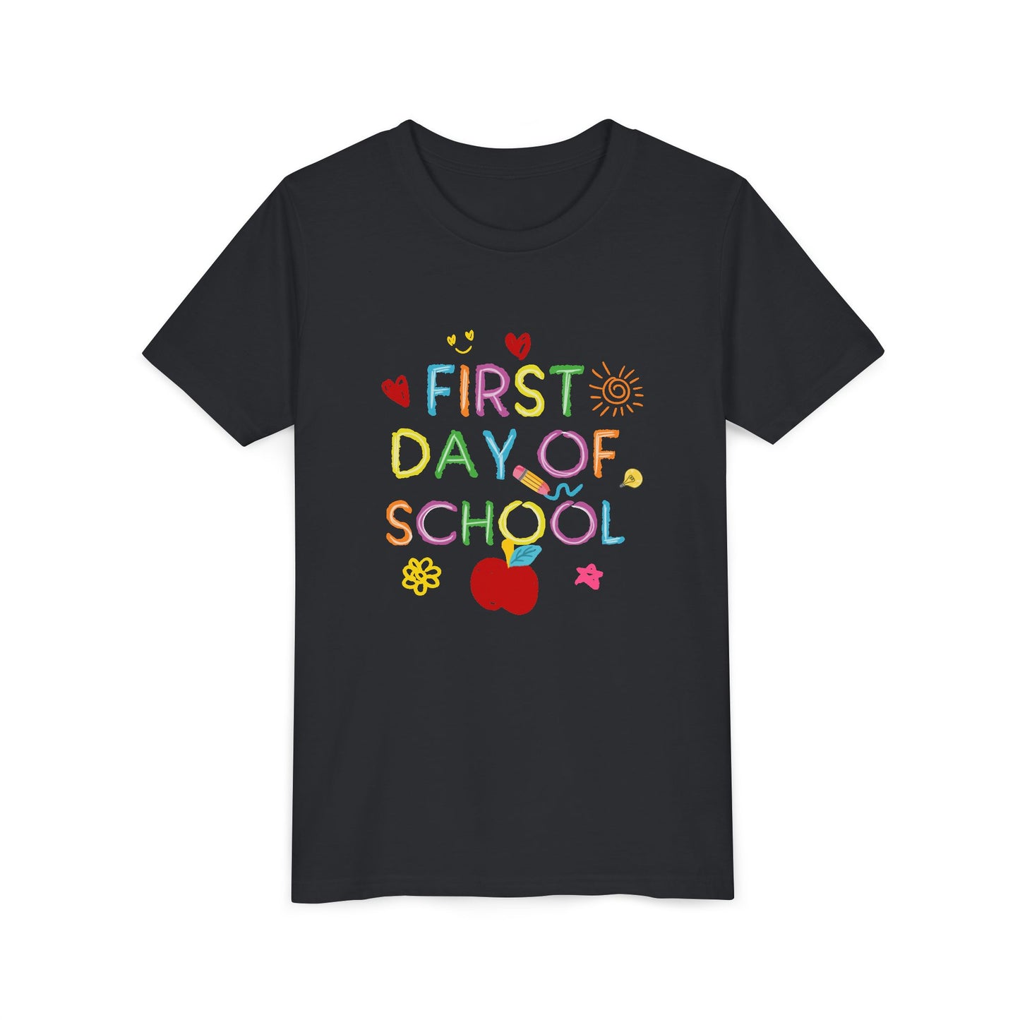 Back to School Youth Tee, First Day of School Shirt