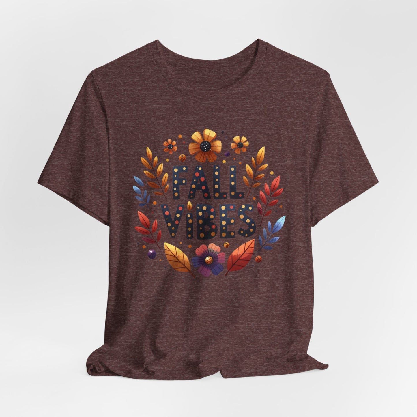 Floral Fall Vibes Bella Canvas Tshirt