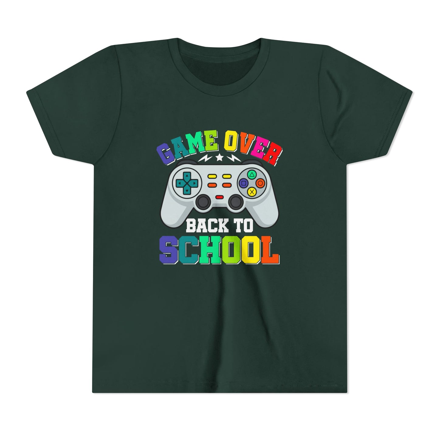 Game Over Back to School Tee for Kids