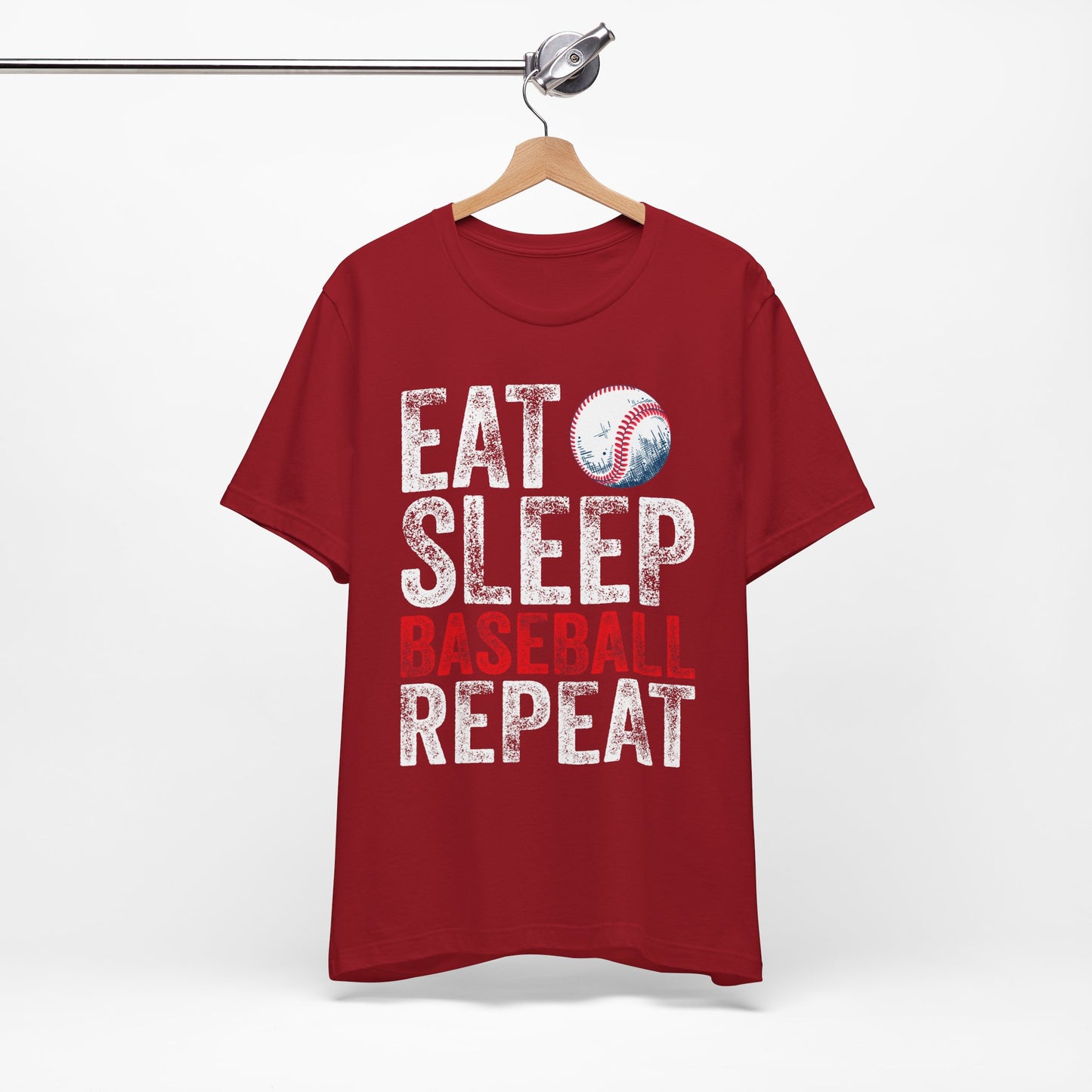 Eat Sleep Baseball Repeat Unisex Tee