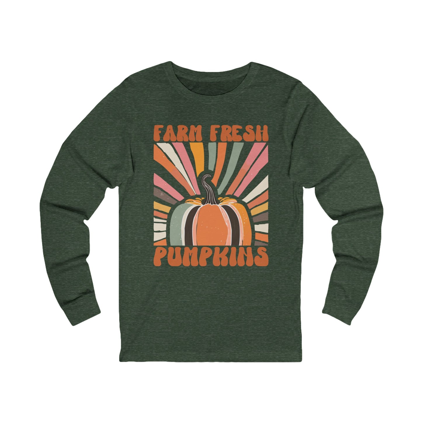 Farm Fresh Pumpkins Long Sleeve Tee