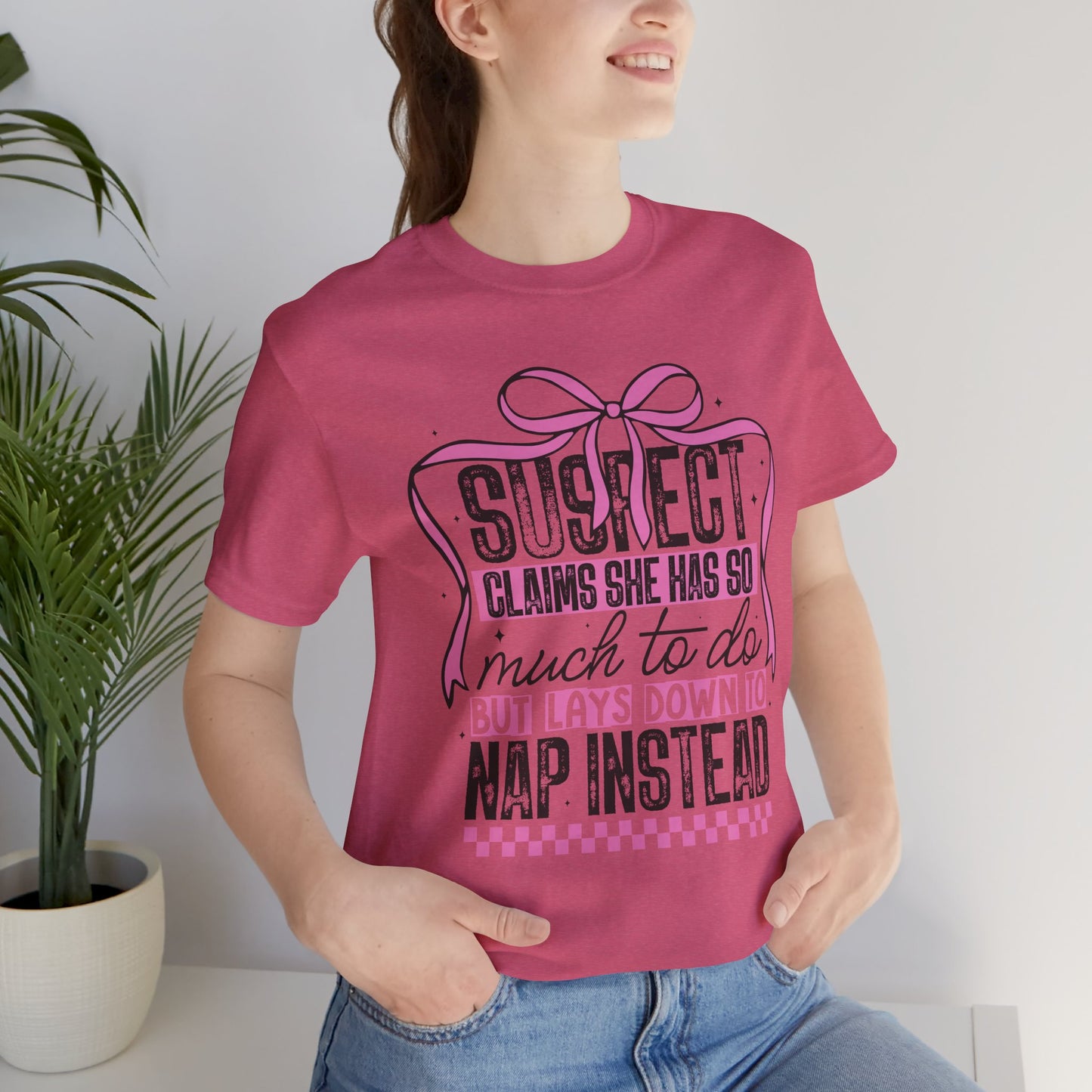 Funny Nap Instead Tee, Unisex Jersey Short Sleeve Shirt