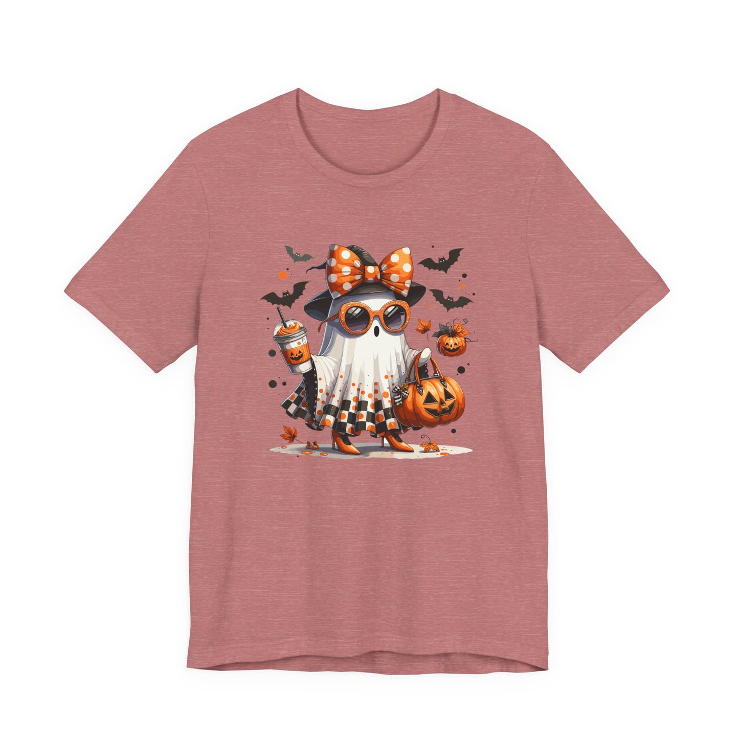 Halloween Ghost Short Sleeve Tee