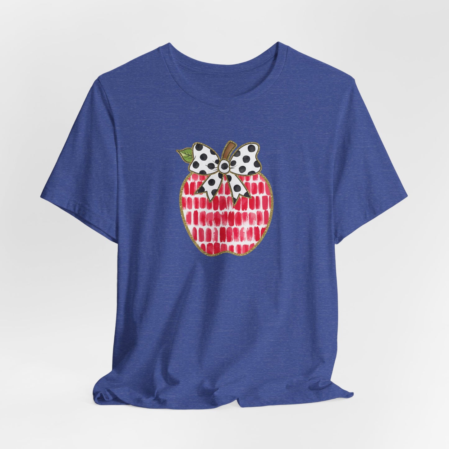 Apple Teacher Cute Bella Canvas Tshirt