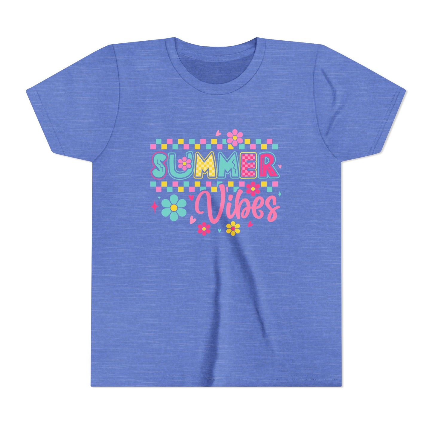 Youth Summer Vibes Tee, Fun Kids Shirt