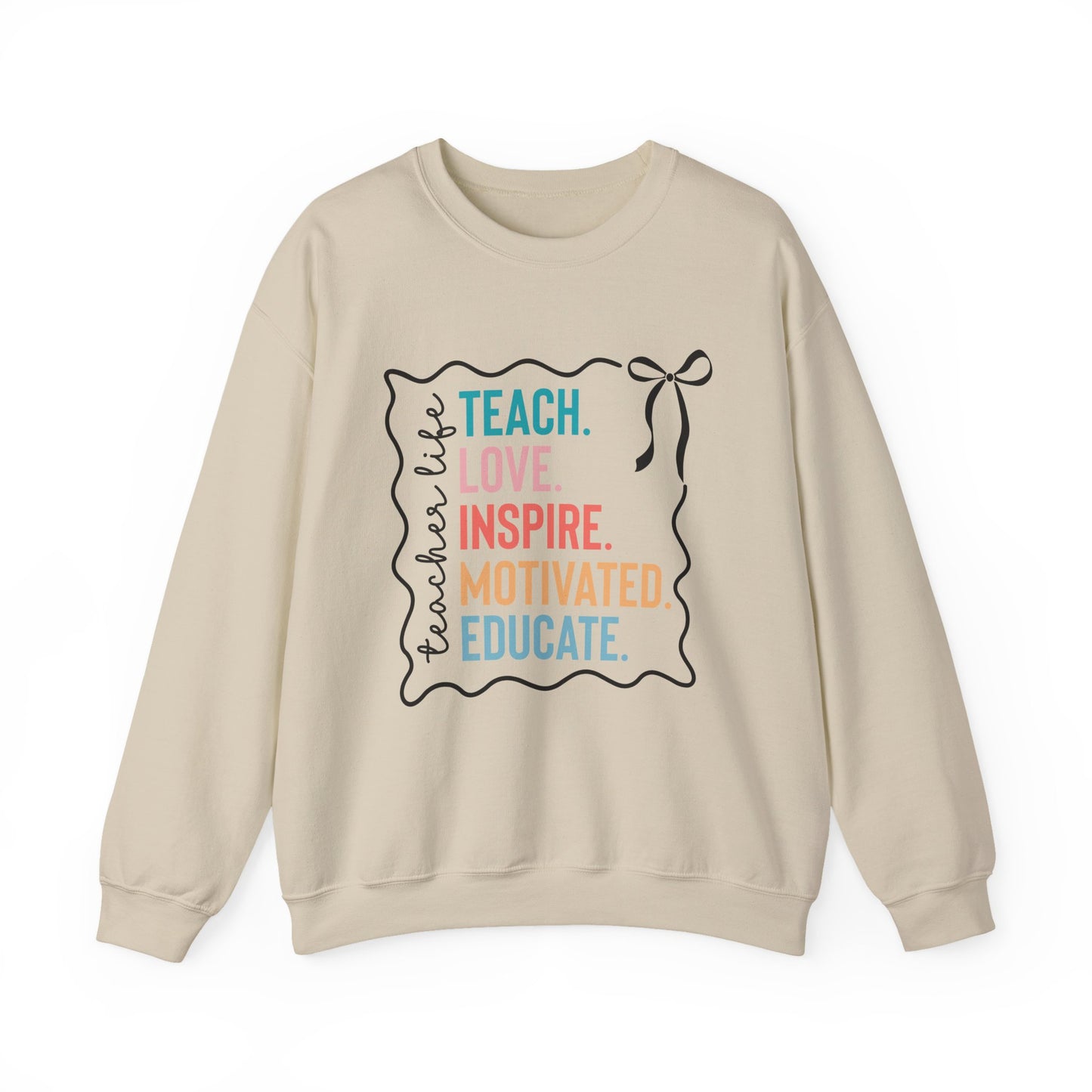 Teach Love Inspire Gildan Crewneck Sweatshirt